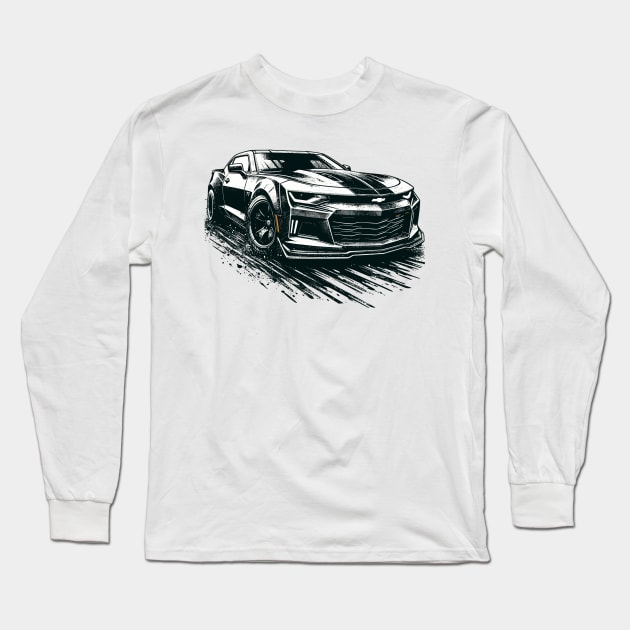 Chevy Camaro Long Sleeve T-Shirt by Vehicles-Art